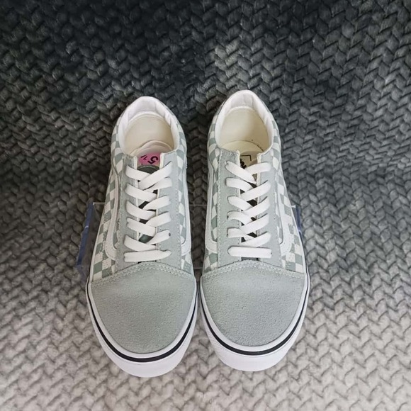 Vans Old Skool Theory Checkerboard Pure Grey Sneakers Juniors‎ Size 5.5 - Picture 5 of 10